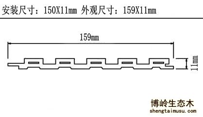 生态木150长城板规格